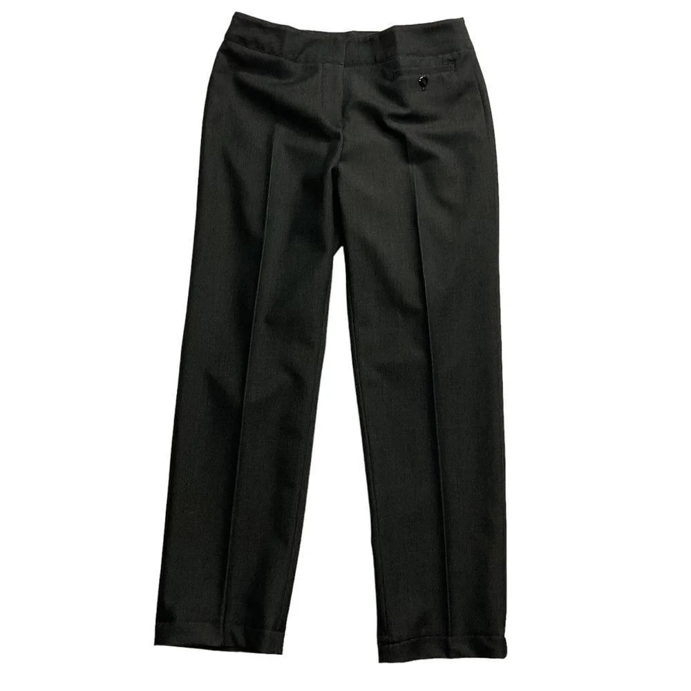 Atelier Urban Outfitters Women's Dress Pants Size 6 Gray Flat Front Straight Leg